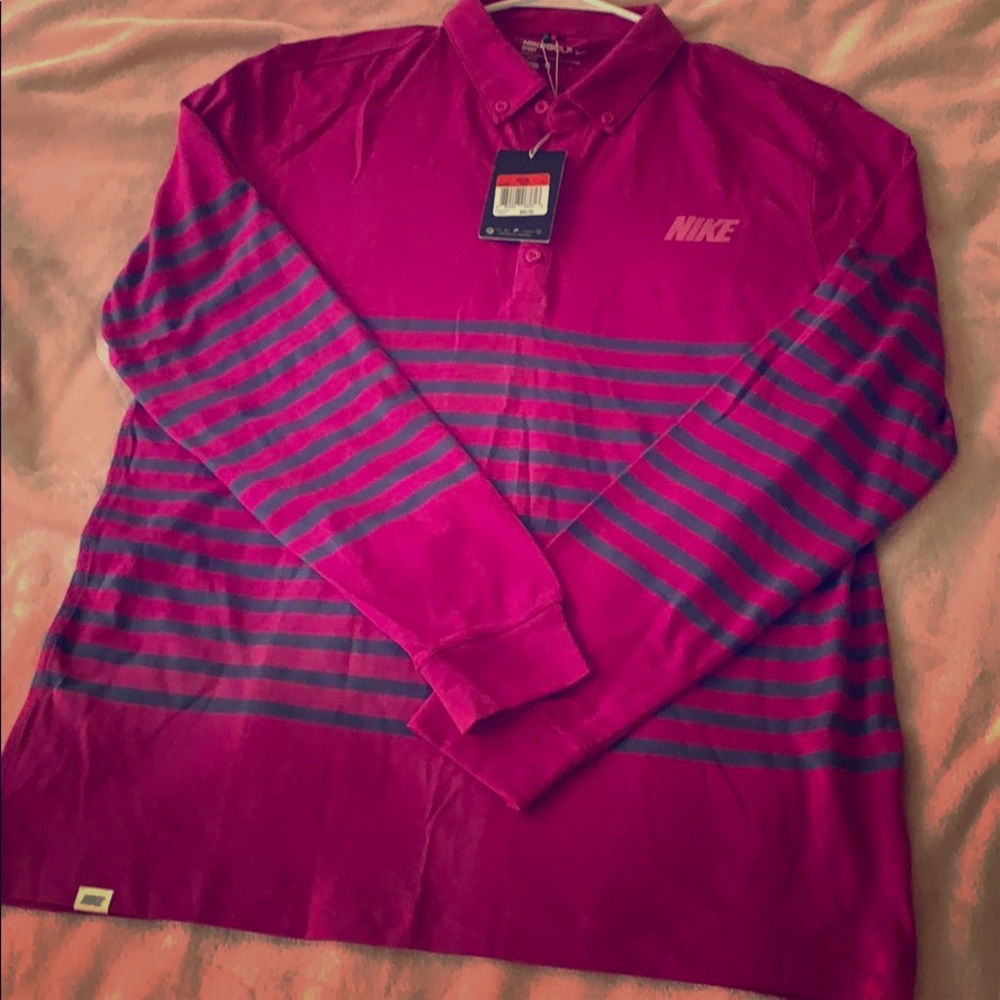 Men’s Nike long sleeve Golf shirt Large